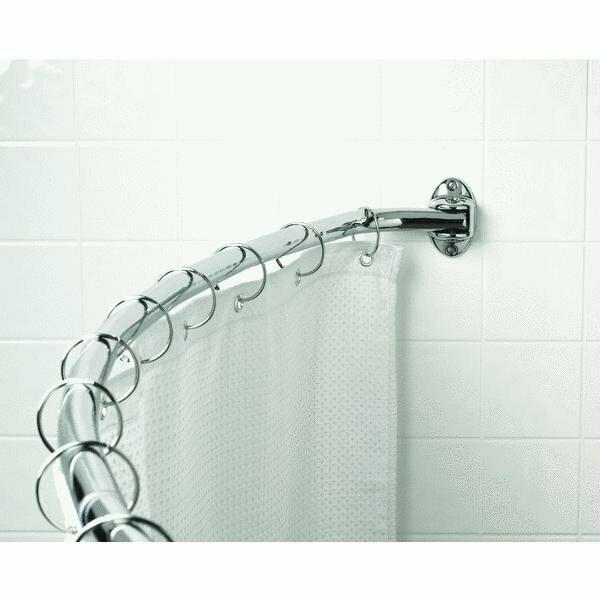 Zenith Products Adjustable Curved Shower Rod 35601SS